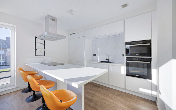 PRACHTIG AFGEWERKT EN ENERGIEZUINIG DUPLEX-APPARTEMENT (123 M2 WOONOPPERVLAKTE) (BRON: EPB) MET 2 SLAAPKAMERS, RUIM EN ZONOVERGOTEN TERRAS, EN AUTOSTANDPLAATS EN TUINBERGING TE NEERHAREN!

Op de weg van Lanaken naar Rekem vind je, aan de linkerkant, ter h